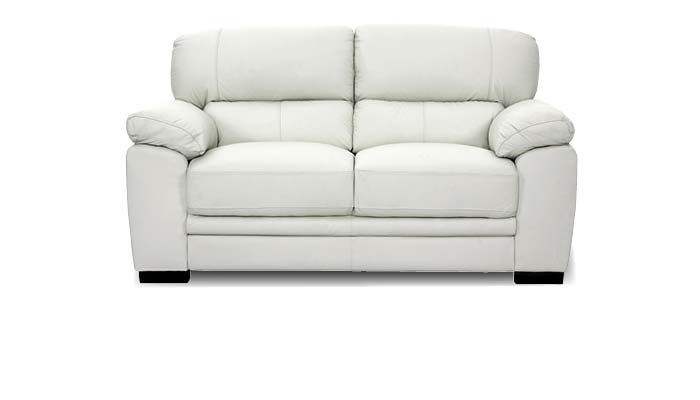 2 Sitzer Sofa weiß